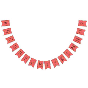 Bananenpatroon vlaggen banner