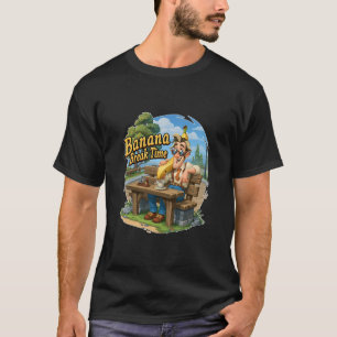 Bananenpauze Tijd Grappige Surrealistische Humor K T-shirt