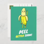 Bananenreeks Briefkaart (Voorkant / Achterkant)