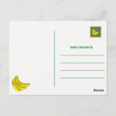 Bananenreeks Briefkaart (Achterkant)