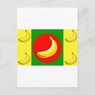 Bananenrepubliek Vlag Briefkaart