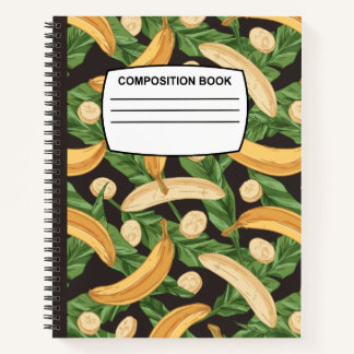 Bananensamenstelling notitieboek brede regeling