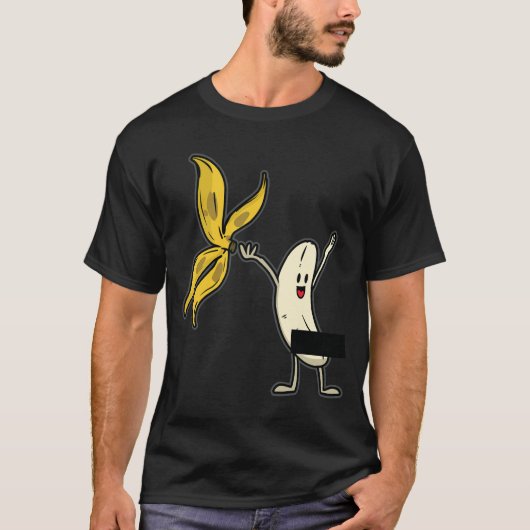 bananenstriptease t-shirt (Voorkant)