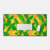 Bananes et aquarelle feuille (Clavier et souris)