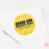 Bananes Sticker Merci (Enveloppe)