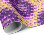 Banarasi Saree Pattern Design Cadeaupapier (Rol Hoek)