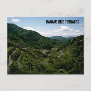 Banaue Rice Terraces Briefkaart