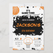 banc de basket Invitation (Devant)