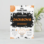 banc de basket Invitation (Debout devant)