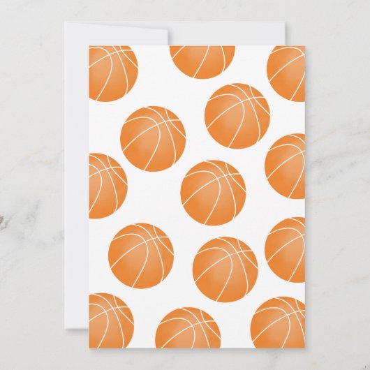 banc de basket Invitation (Dos)