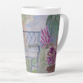 Banc d'été Latte Mug (Angle droit)