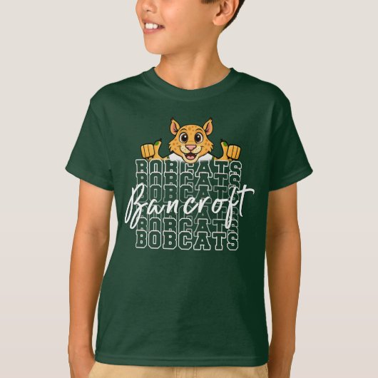 Bancroft Bobcat Donkergroen T-shirt (Voorkant)