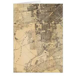 Bancroft's officiële Gids Kaart van San Francisco