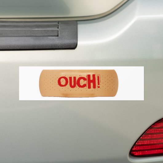 Band Aid Bumpersticker (Op auto)