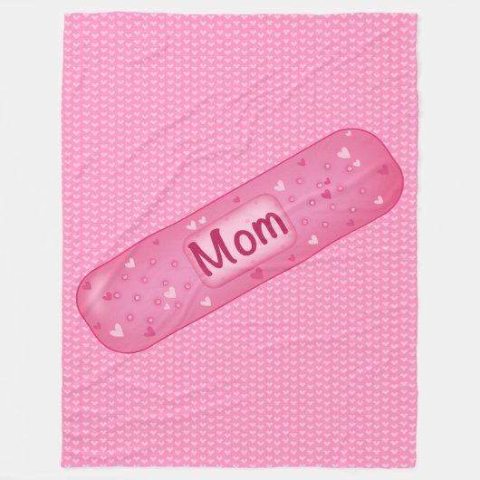 band-aid mom fleece deken (Voorkant)