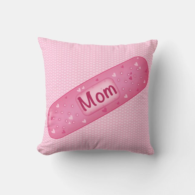   Band-aid mom  soft pink Cojín  Kussen (Voorkant)