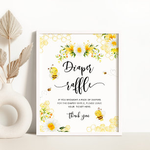 Band baby shower bijentapijt poster