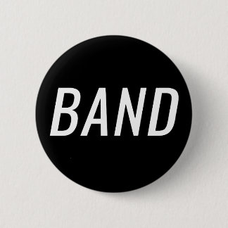 BAND-Button voor generieke ondersteuning van muzie Ronde Button 5,7 Cm