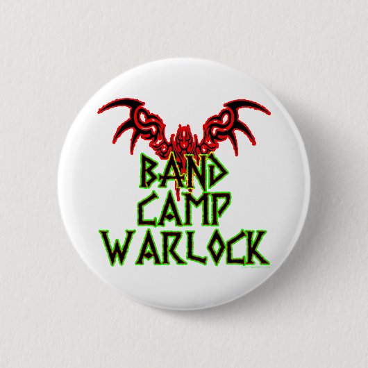 Band Camp Warlock Ronde Button 5,7 Cm (Voorkant)