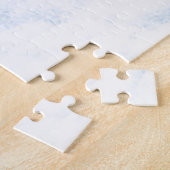 Band Collie-hond met kerstcadeaus Legpuzzel (Zijkant)