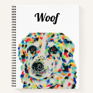 Band Collie Mix Notitieboek 8,5 x 11 inch