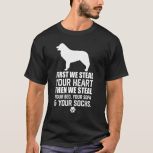 Band Collie Steal je hart steekt je bedwelmende ba T-shirt