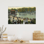 Band Concert, Delaware Park, Buffalo 1911 Poster (Keuken)