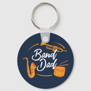 Band Dad Funny School Marching Band Sleutelhanger