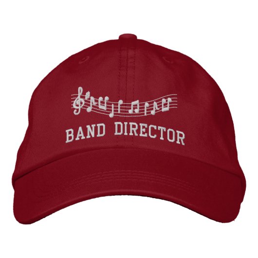 Band Director Embroidered Music Pet (Voorkant)