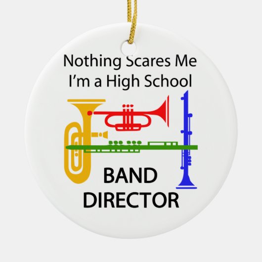 Band Director Keramisch Ornament (Voorkant)