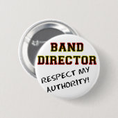 Band Director Ronde Button 5,7 Cm (Voorkant /achterkant)