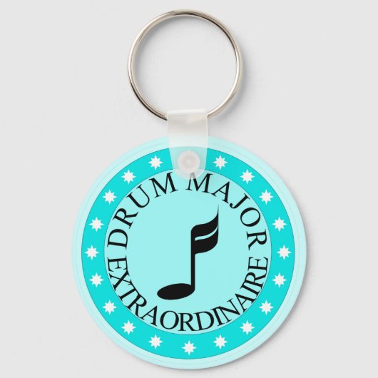 Band Drum Major Gift Sleutelhanger (Voorkant)