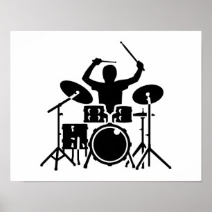 Band drummelvaten poster