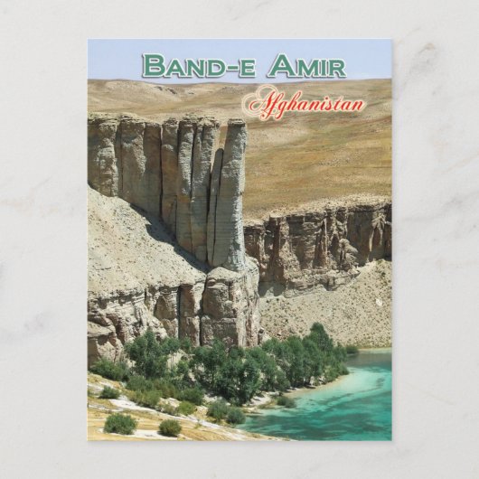 Band-e Amir, Afghanistan Briefkaart (Voorkant)