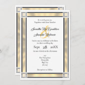 Band- en goudbruiloft kaart (Voorkant / Achterkant)