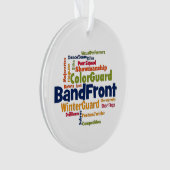 Band-front-Word Cloud Ornament (voorkant)