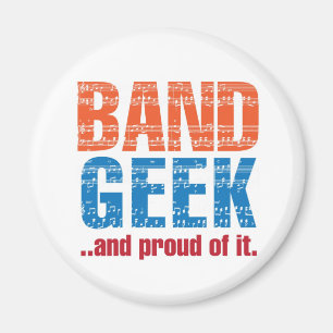 "Band Geek...en daar trots op." Magneet