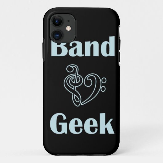 Band Geek Iphone 5 Hoesje (Achterkant)