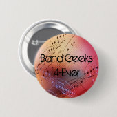 Band Geeks 4-ooit Ronde Button 5,7 Cm (Voorkant /achterkant)
