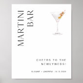 Band HARLOW Wedding Martini Bar Poster (Voorkant)