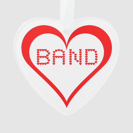 Band-harten Ornament (achterkant)