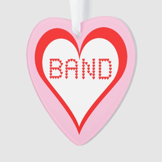 Band-harten Ornament (voorkant)