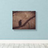 Band in de boom canvas afdruk (Insitu (Houten vloer))