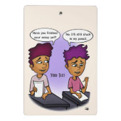 Band in potlood mini klembord (Achterkant)