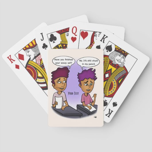 Band in potlood pokerkaarten (Achterkant)