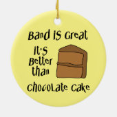 Band is geweldig keramisch ornament (Achterkant)