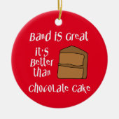 Band is geweldig keramisch ornament (Voorkant)