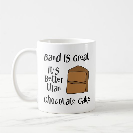 Band is geweldig koffiemok (Links)