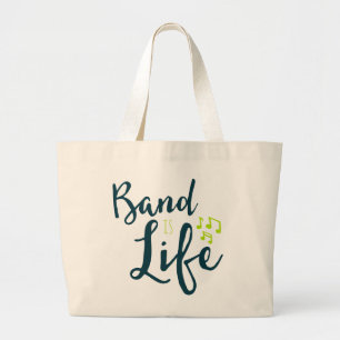 Band is leven grote tote bag