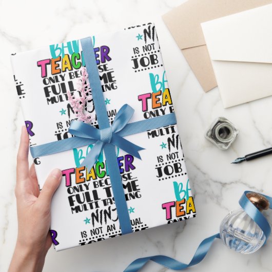 Band-leraar alleen omdat fulltime multitasking cadeaupapier (Geschenken)